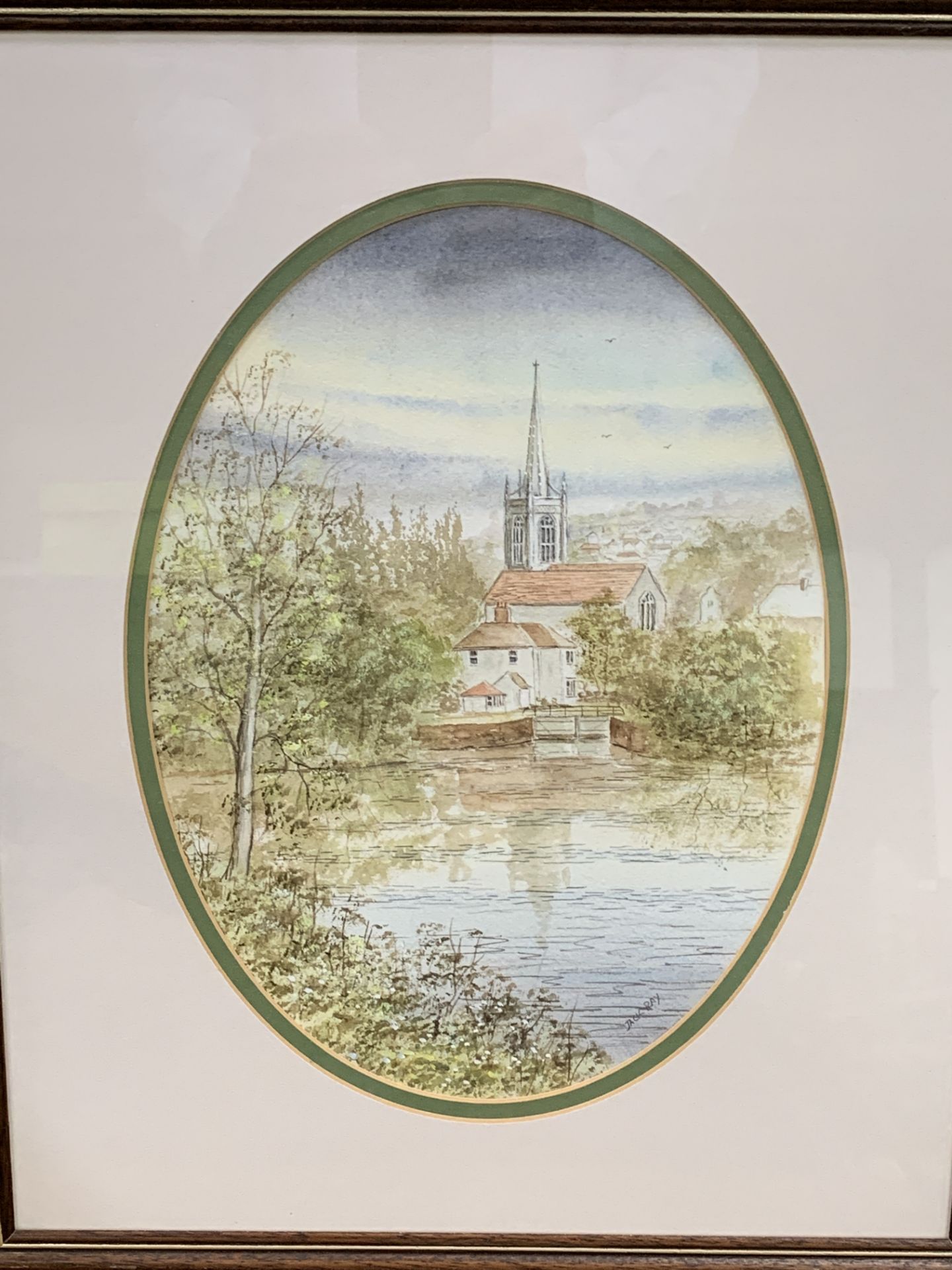 Two framed and glazed watercolours signed Jack Ray