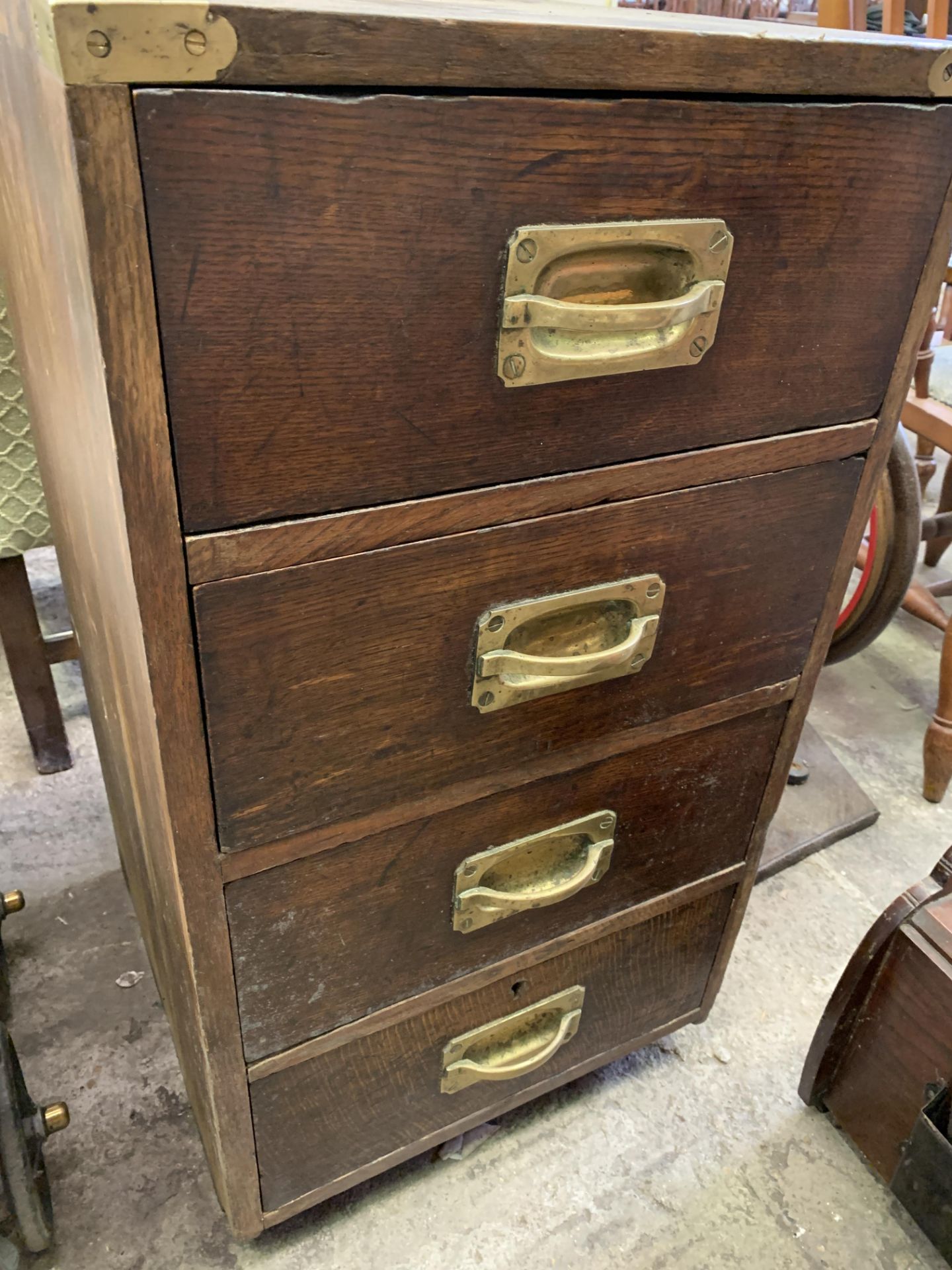 Mahogany chest of four drawers - Bild 4 aus 4