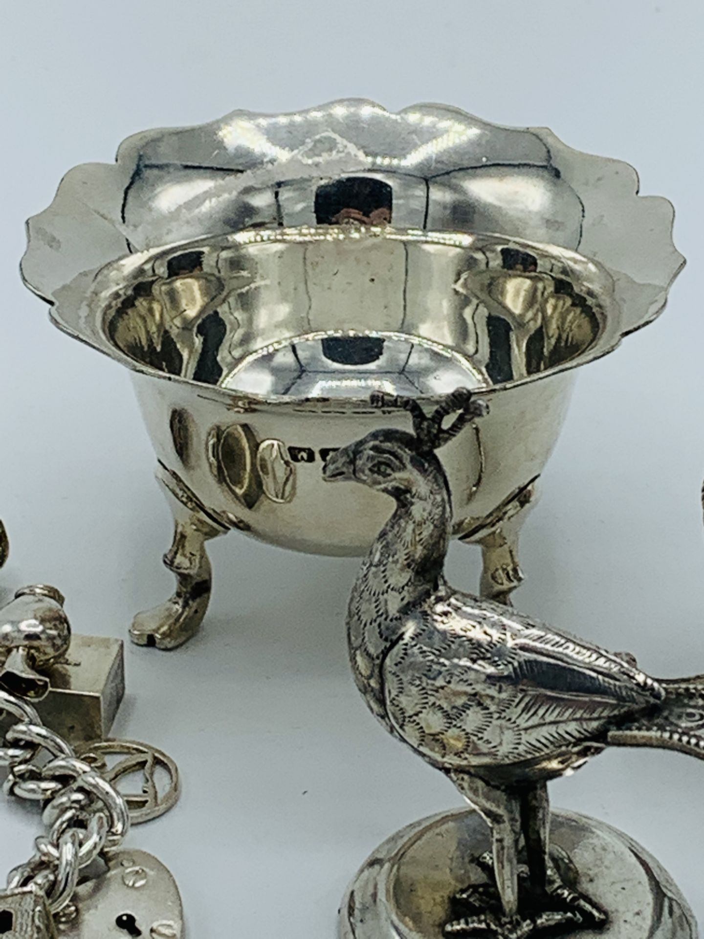 A collection of various silver and other items - Image 3 of 5