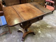 Mahogany sewing table