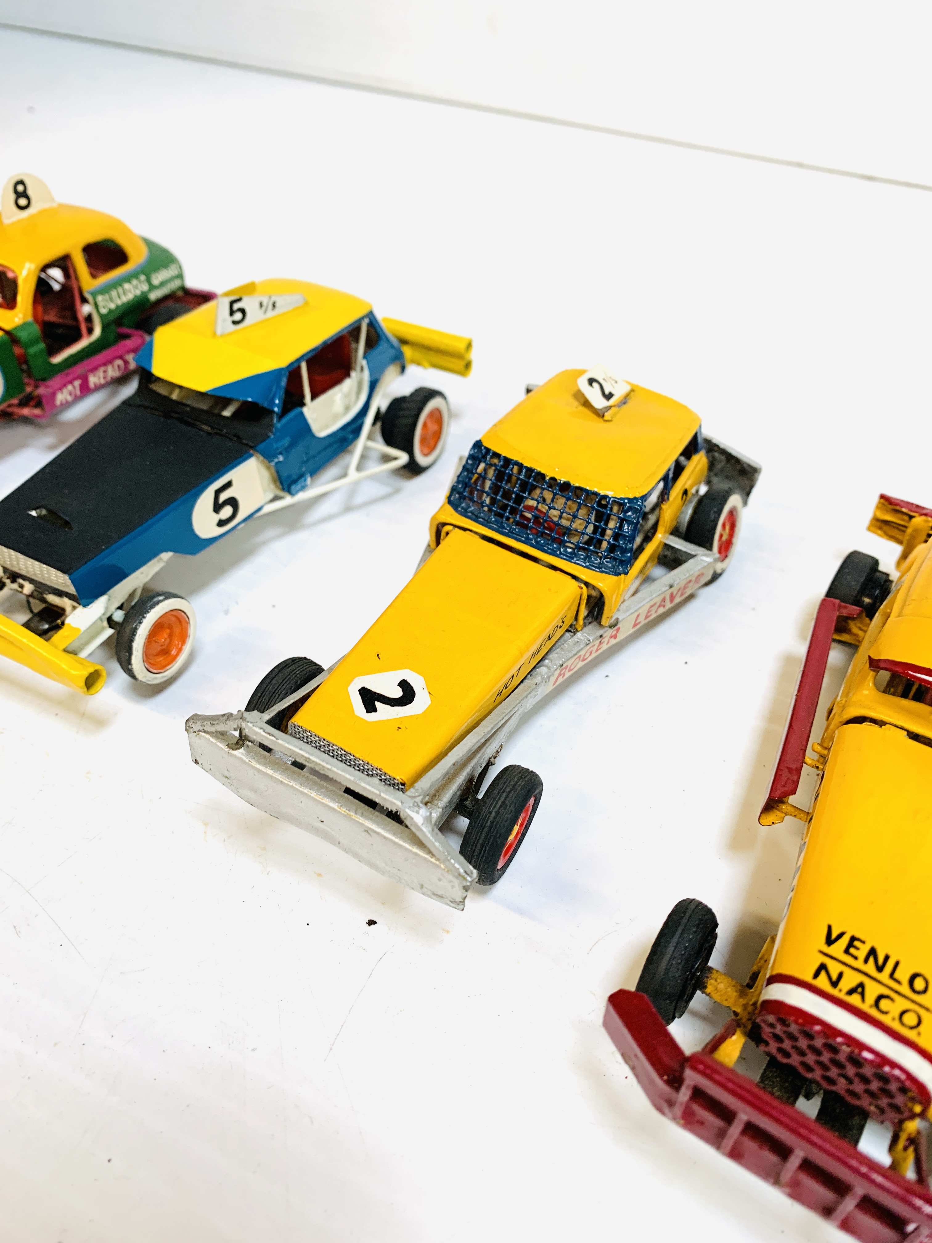 Eight drag racing slot cars. - Image 5 of 6