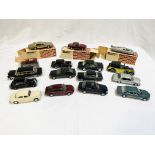 15 diecast model cars.