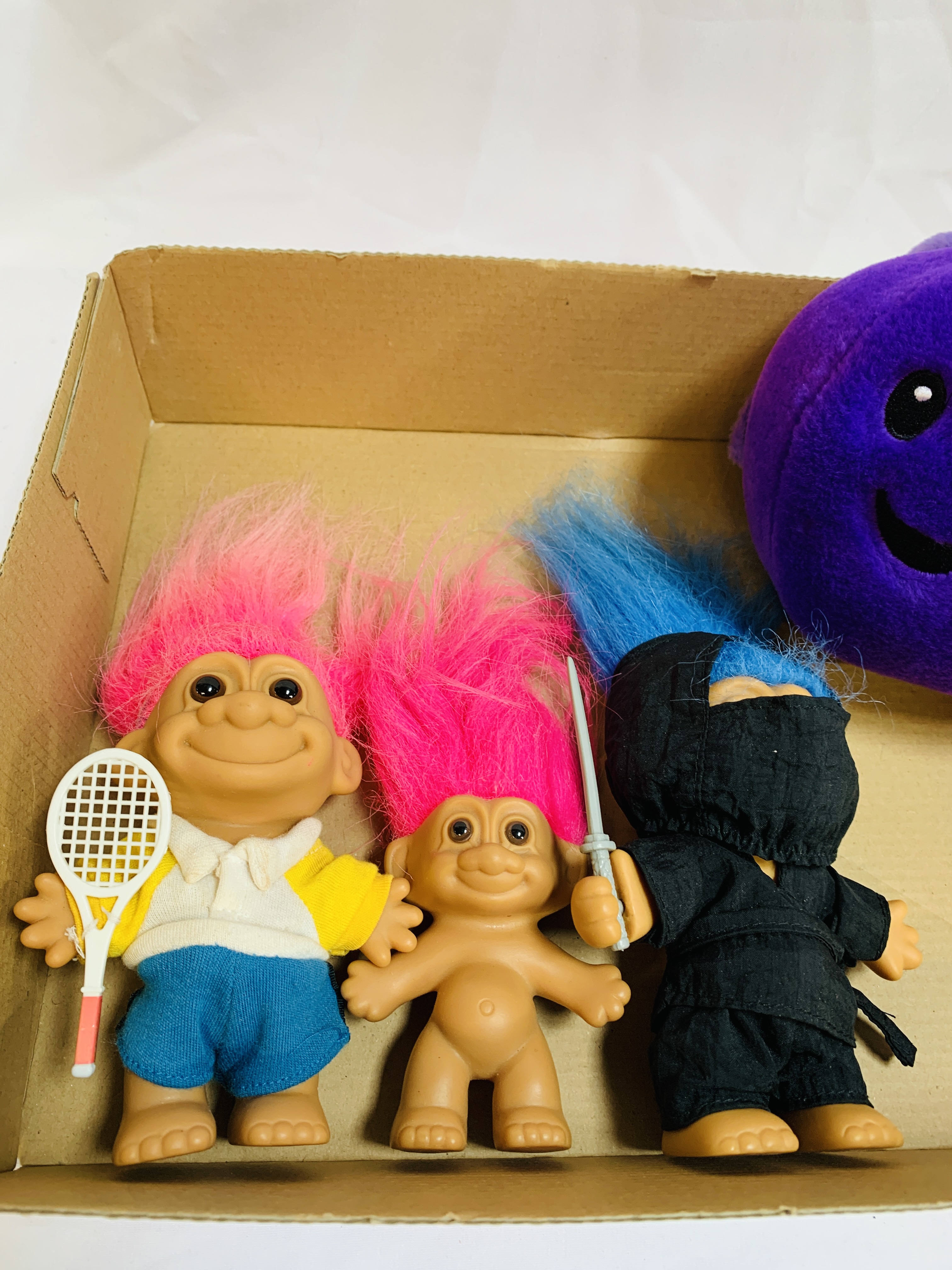 Russ Trolls (Gonks) ninja and tennis player figures - Image 4 of 4