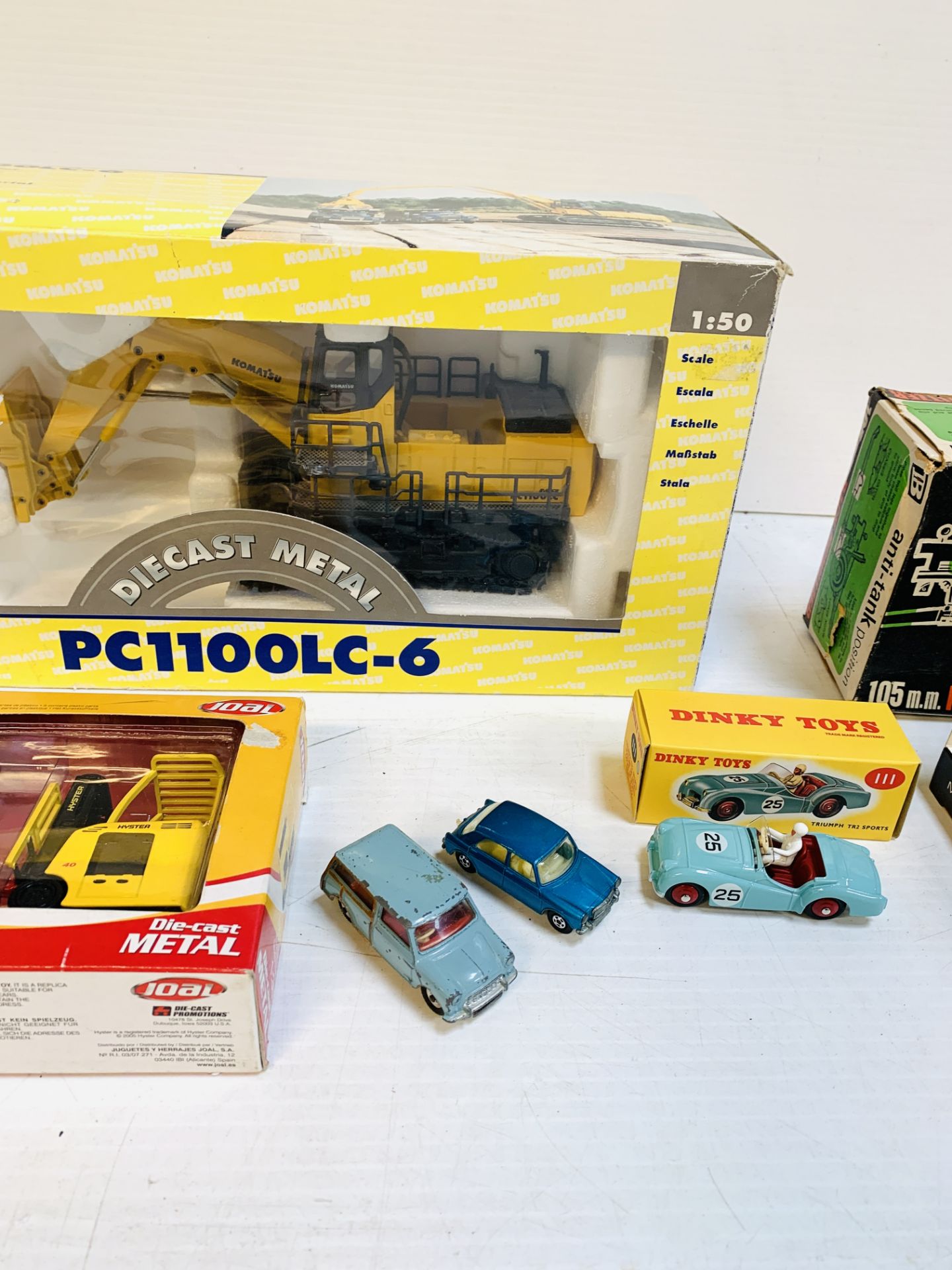 A collection of die-cast models including a Joal Komatsu material handler and Dinky - Image 5 of 7