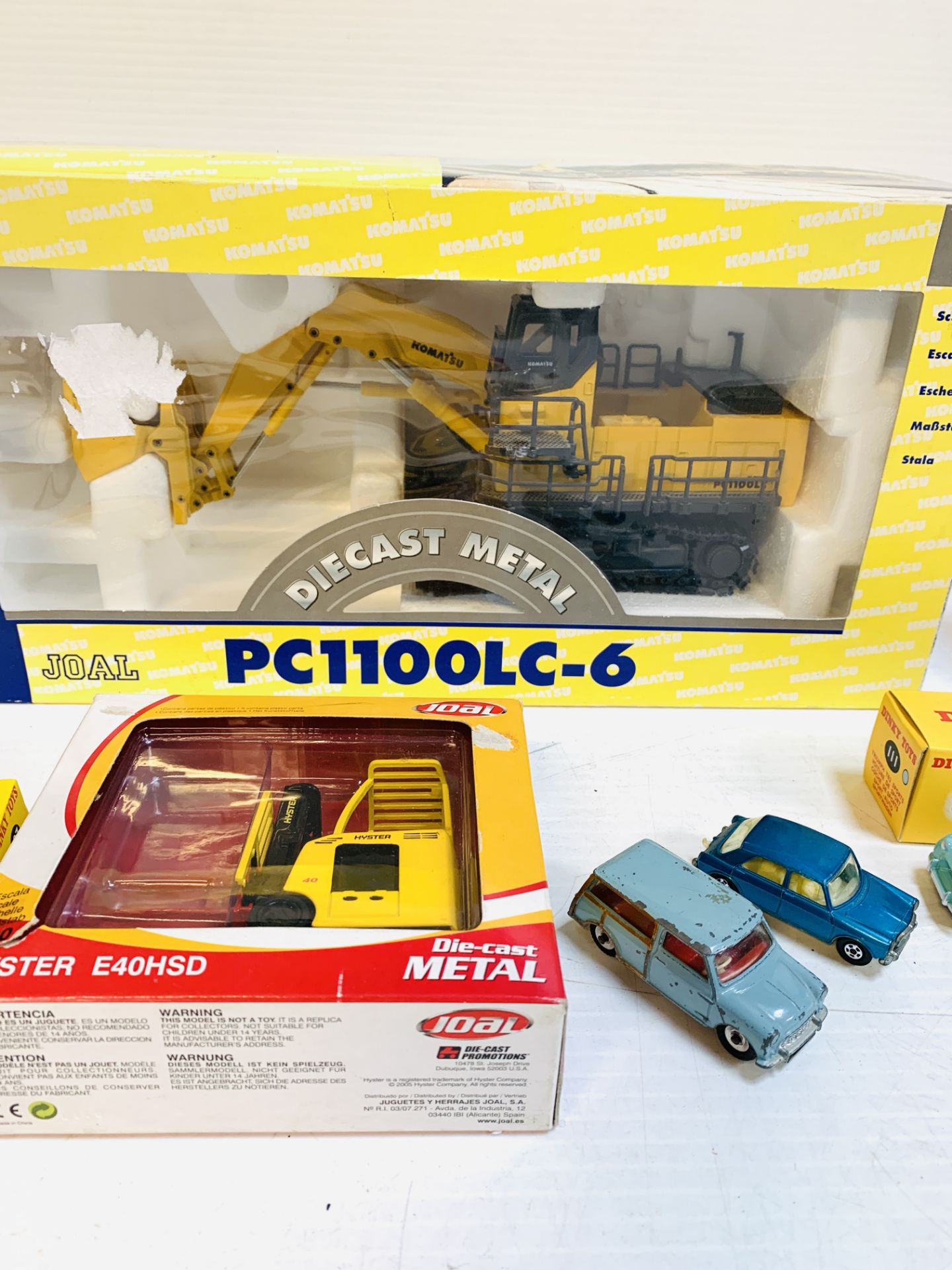 A collection of die-cast models including a Joal Komatsu material handler and Dinky - Image 6 of 7