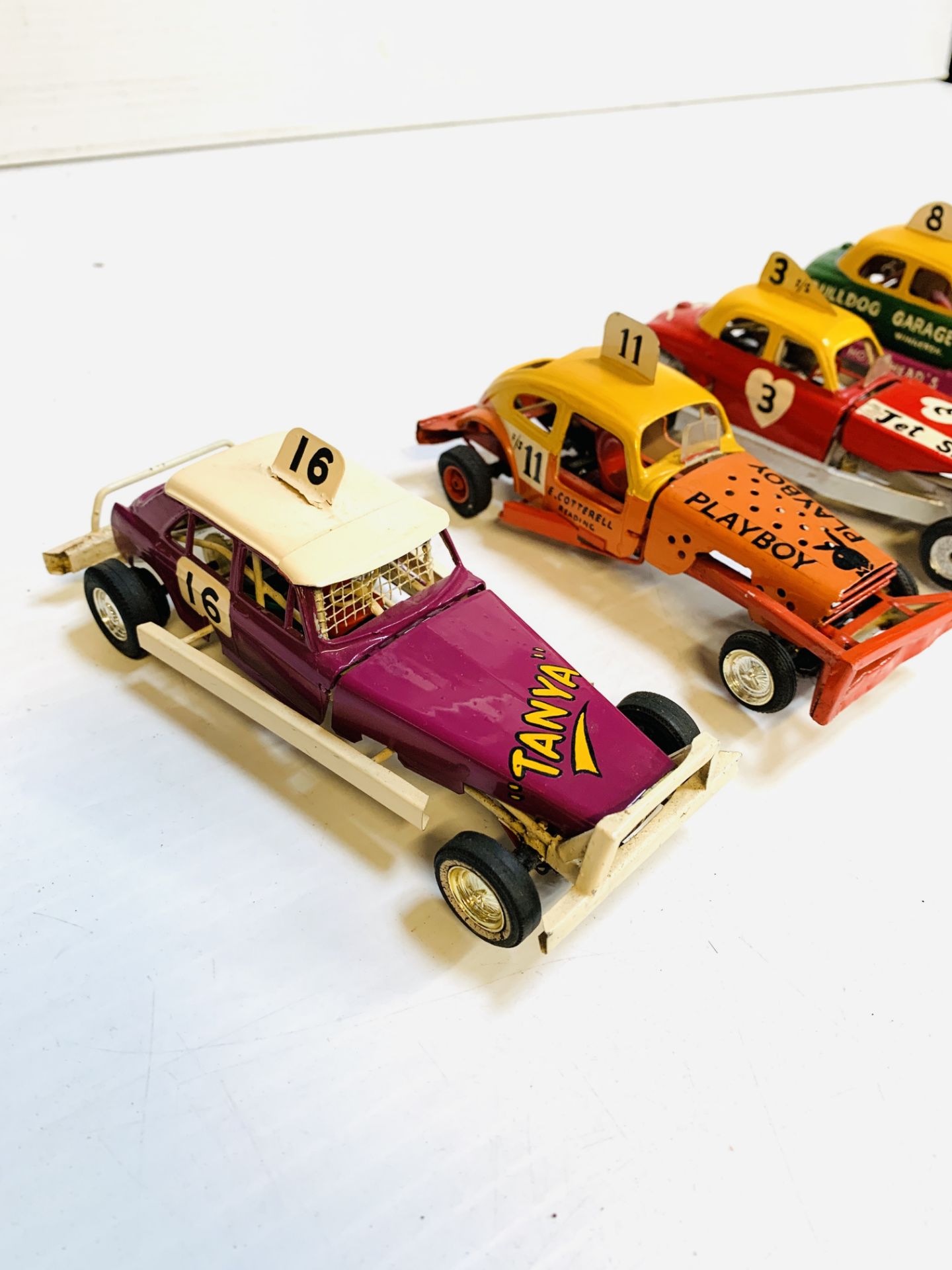 Eight drag racing slot cars. - Image 3 of 6