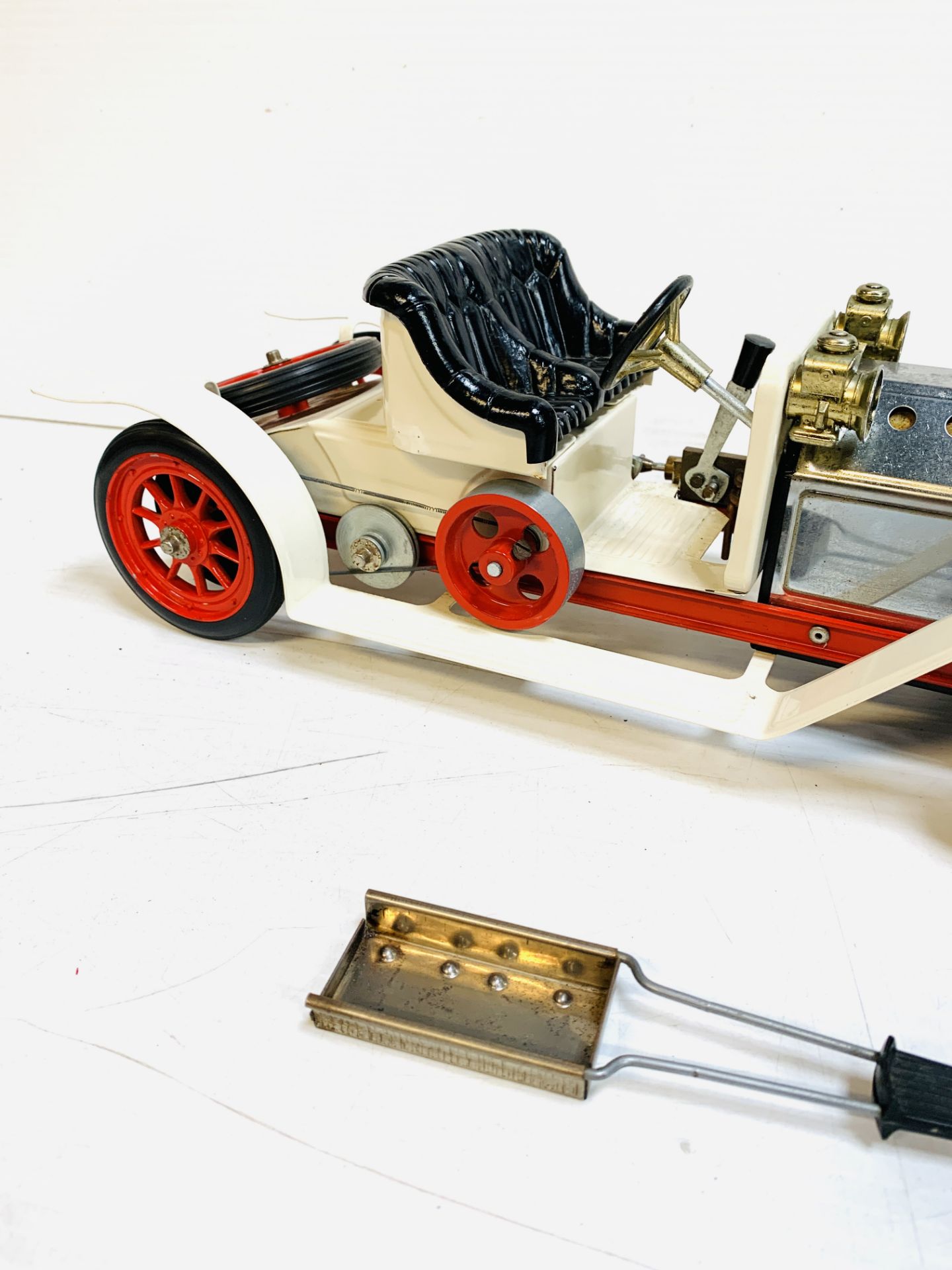 Mamod model steam car with burner - Image 5 of 5