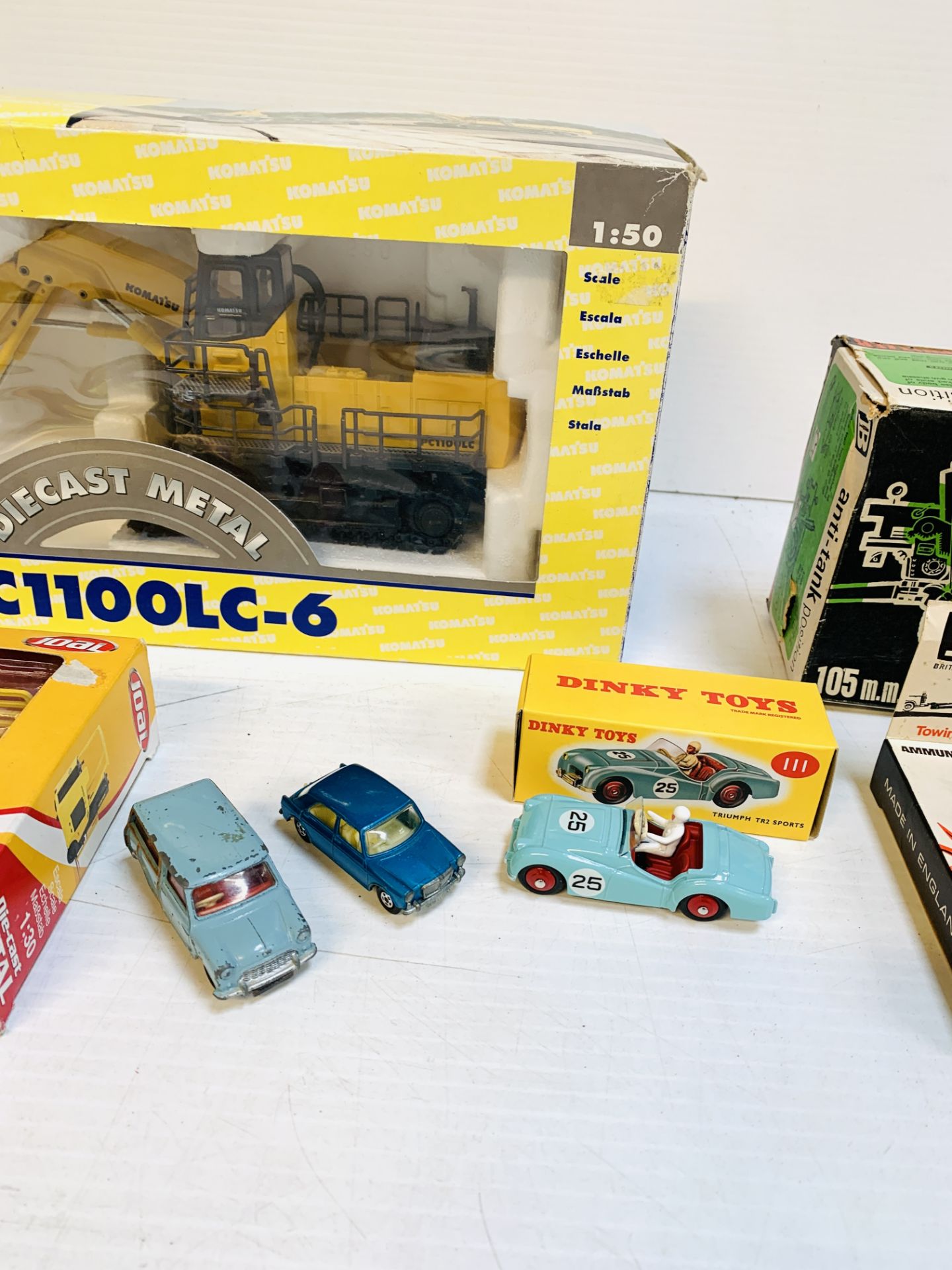 A collection of die-cast models including a Joal Komatsu material handler and Dinky - Image 4 of 7