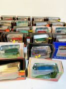 Collection of diecast model coaches