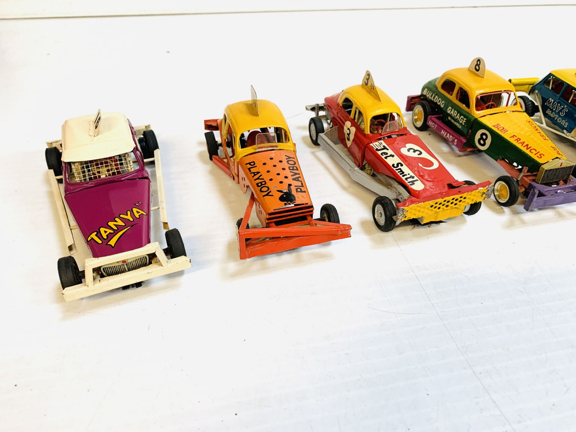 Eight drag racing slot cars. - Image 2 of 6