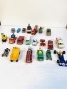 Collection of diecast model vehicles