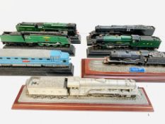 Collection of seven model railway engines