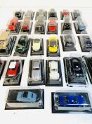 Twenty-six 1:43 scale die-cast model cars