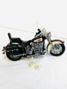 Franklin Mint 1:10 scale Harley-Davidson Heritage softail classic.