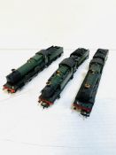 A Hornby 00 gauge locomotive, together with two other 00 gauge locomotives