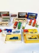 Collection of diecast model vehicles