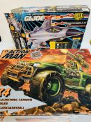 Battle Corps GI Joe ghoststriker X-16, together with a Hasbro Action Man 4x4, new in box