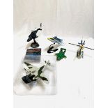 Collection of diecast model aircraft