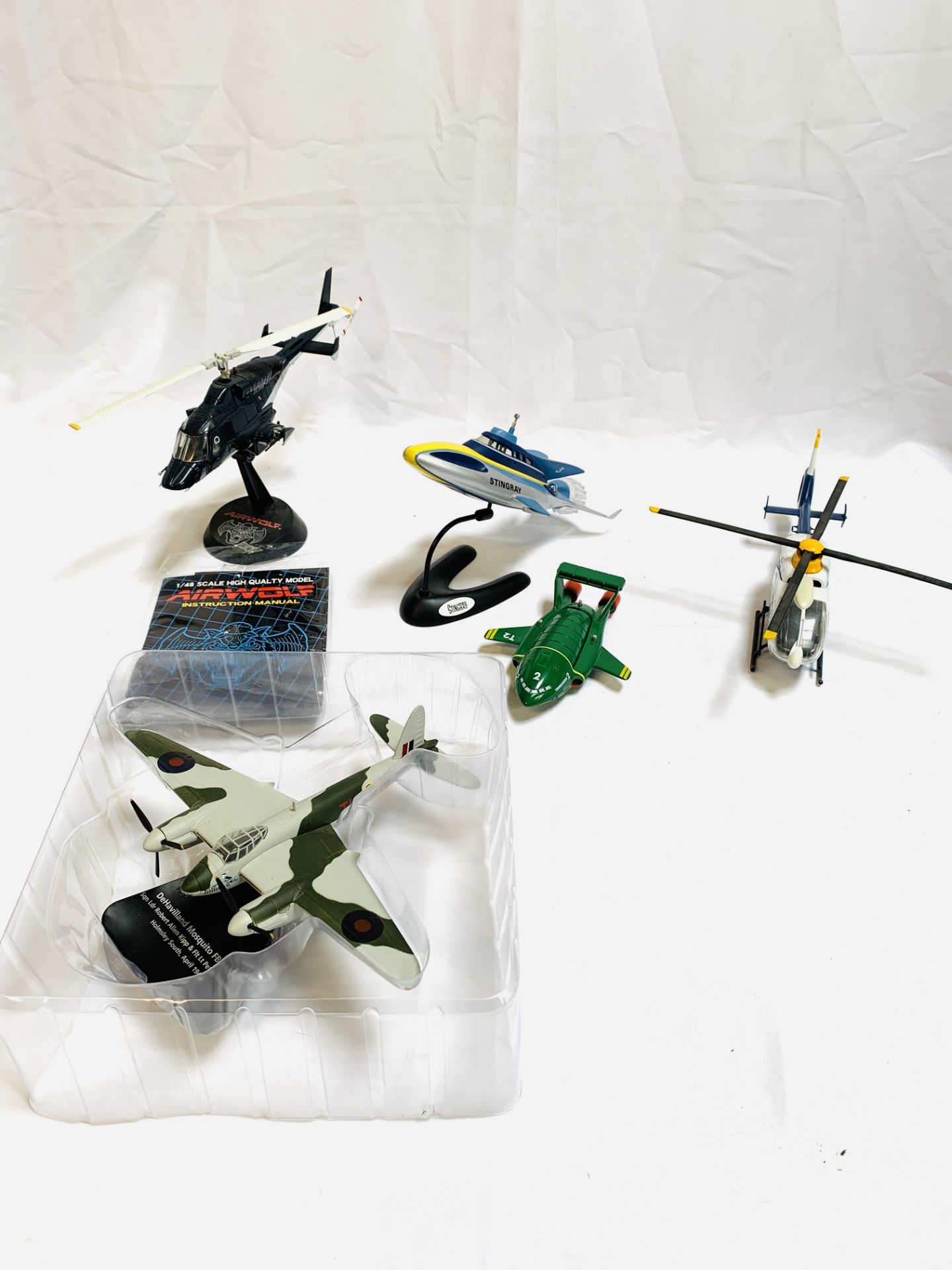 Collection of diecast model aircraft