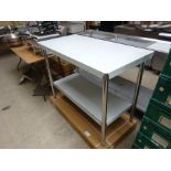 Diaminox preparation table and under shelf