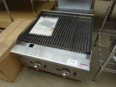 Infernus twin burner chargrill ECB24SX with pull out fat tray.