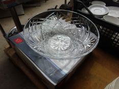 New Melodia crystal bowl centrepiece