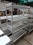 4 tier aluminium racking