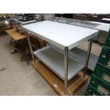 Diaminox preparation table and under shelf