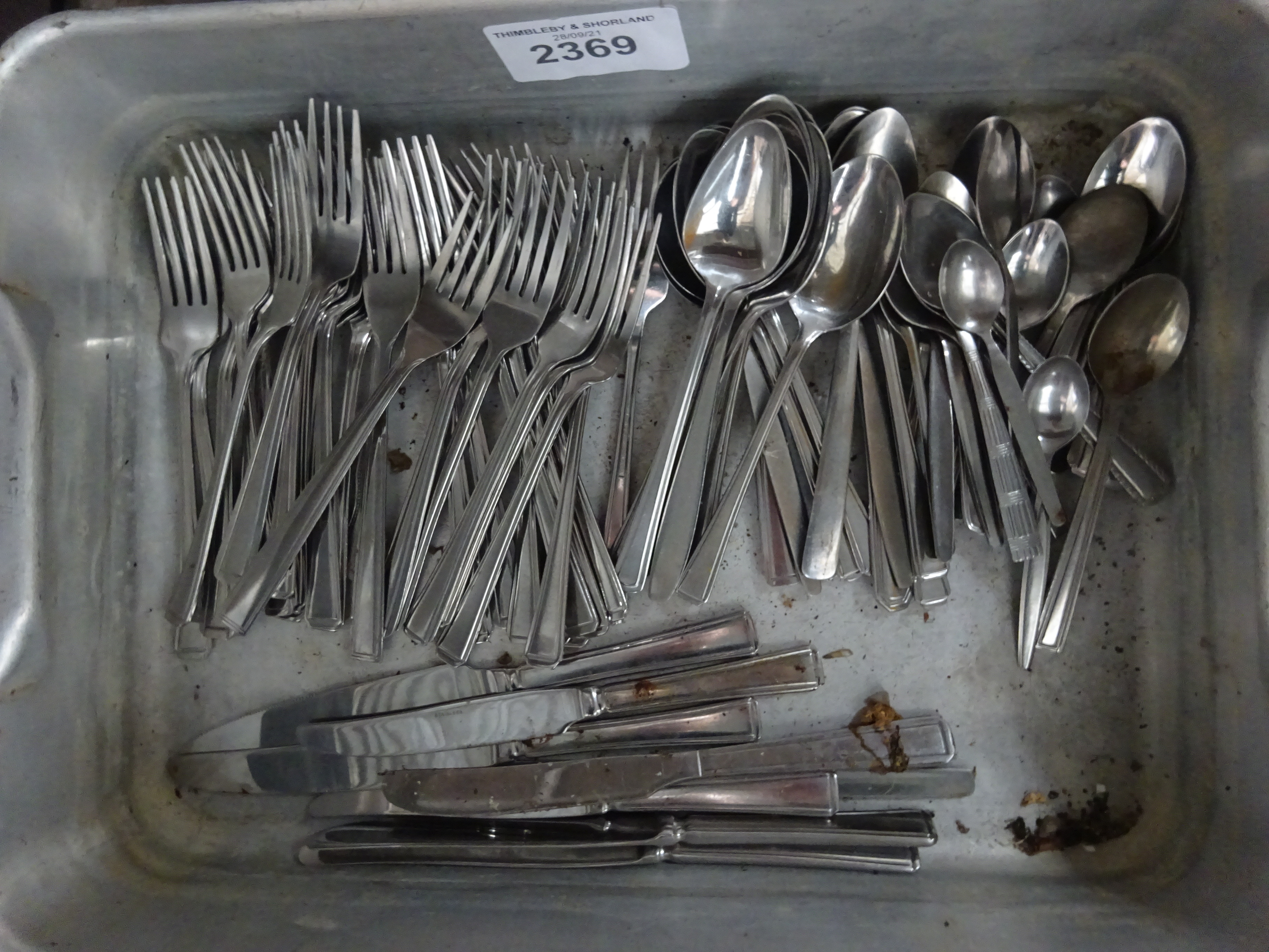 Cutlery and baking tray