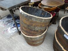 Half barrels x 2