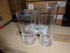 Pint glasses x 16