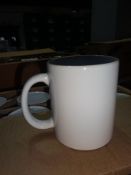 Straight sided mugs x 12