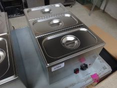 Three pot Bain Marie 240v