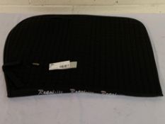 Requisit black saddle cloth.