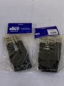 Two Elico Essentials girths black, 16'' long, new