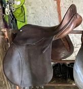 Leather rsaddle.