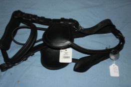Pony size leather bridle by Ideal Harness; new