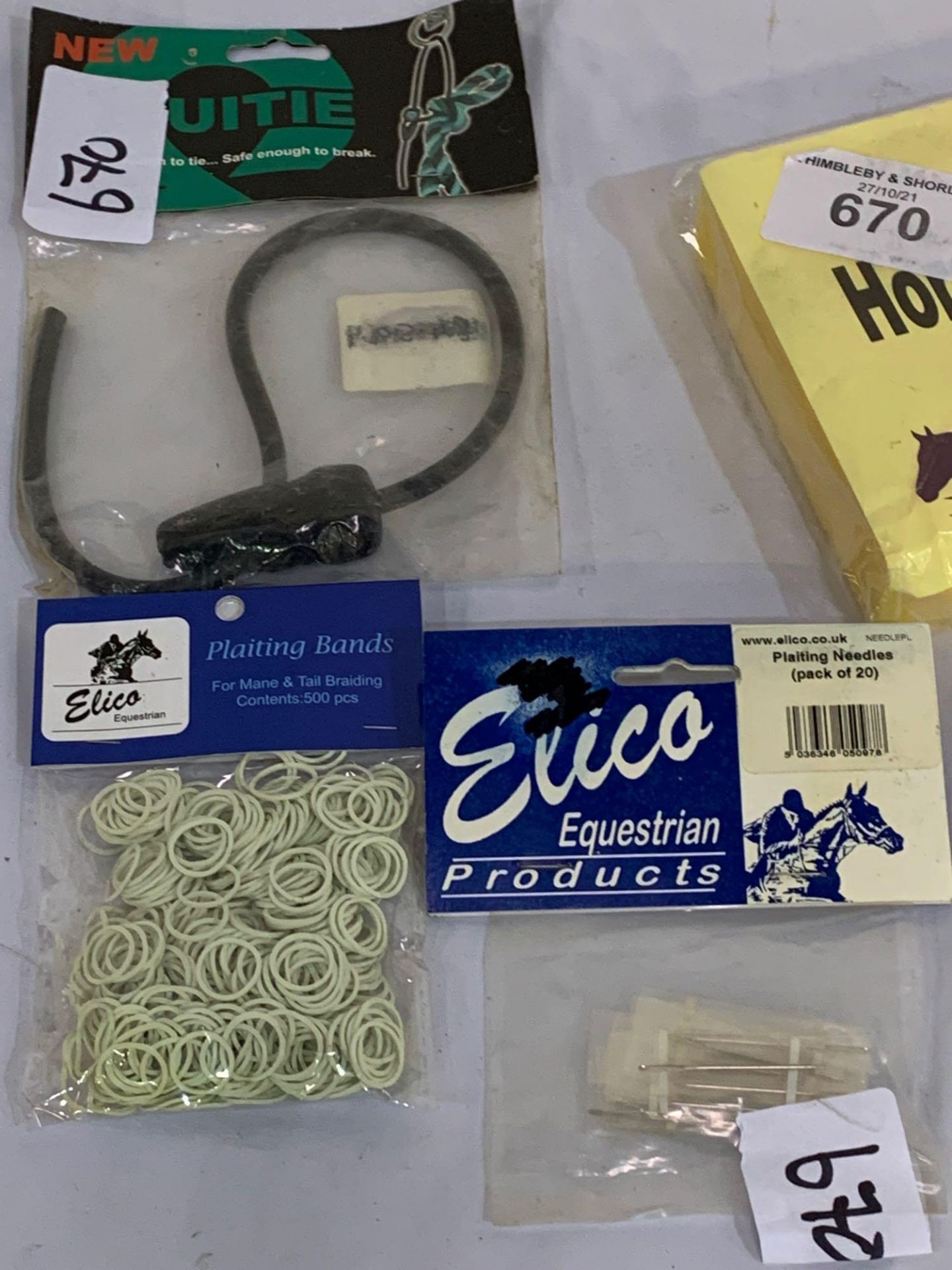 Quantity of Elico plaiting needles and bands - Image 2 of 2