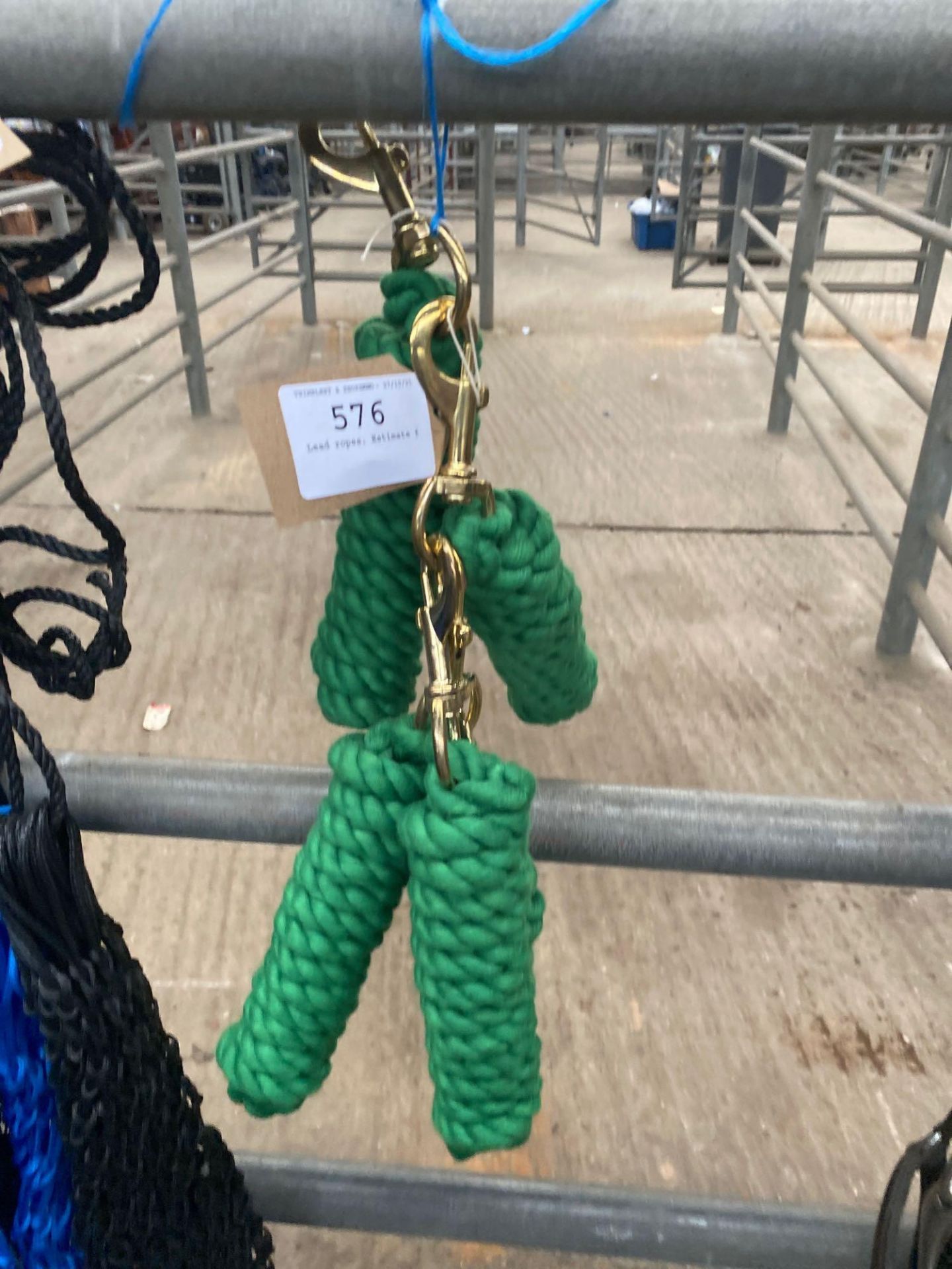 5 Lead ropes. This item carries VAT.