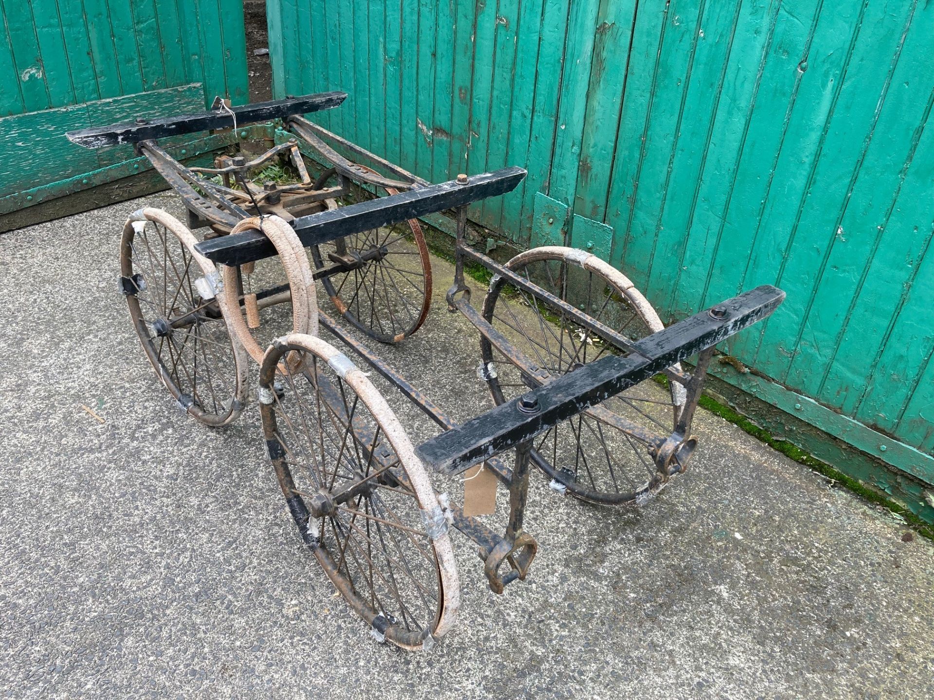 VICTORIAN FUNERAL BIER by Lyne & Son. This item carries VAT. - Image 3 of 4