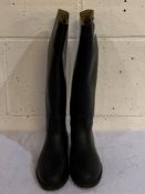 Kudu long black riding boots, size 5.