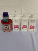 Hibiscrub 500ml x 3, Leovet oil soap 500g x 1 and Red Rum hoof oil 125ml x 1.