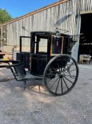 BOW-FRONTED HANSOM CAB. This item carries VAT.