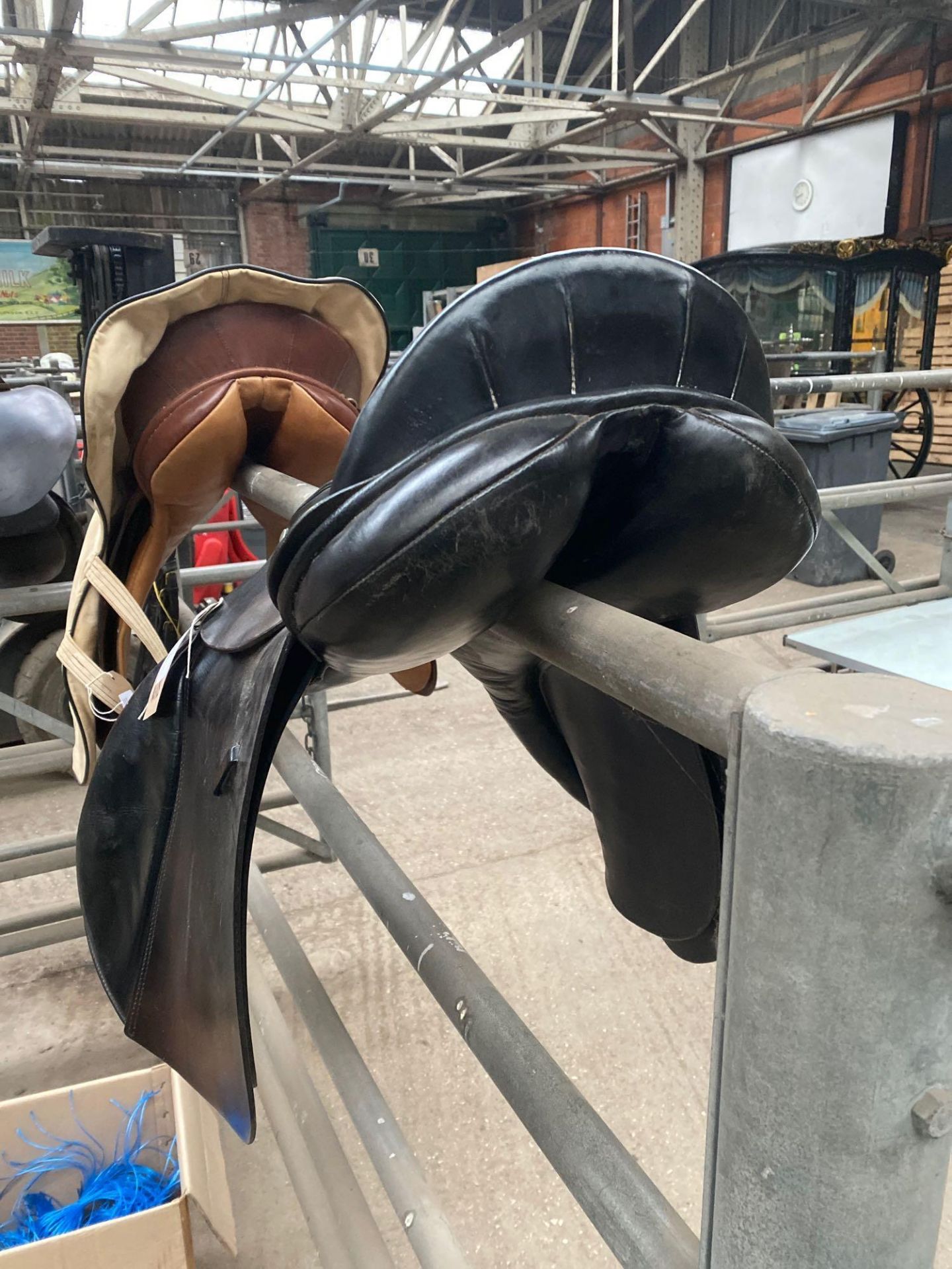 17ins dark brown leather GP saddle by Top Flight Equipment. - Image 2 of 3