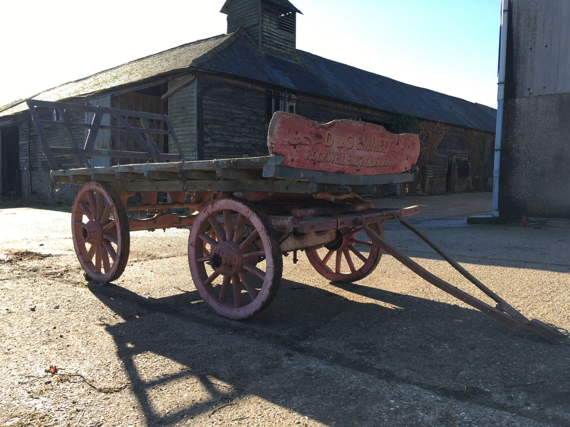 FLAT BED FARM WAGON - Image 2 of 6