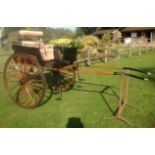 2 WHEEL DOG CART built by McNaught of Birmingham circa 1920, to suit 14.2 to 15.2hh.