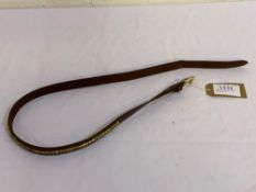 Brass clincher belt. This item carries VAT.