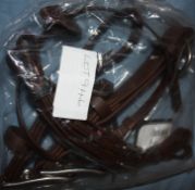 Bag of brown miscellaneous Zilco harness parts