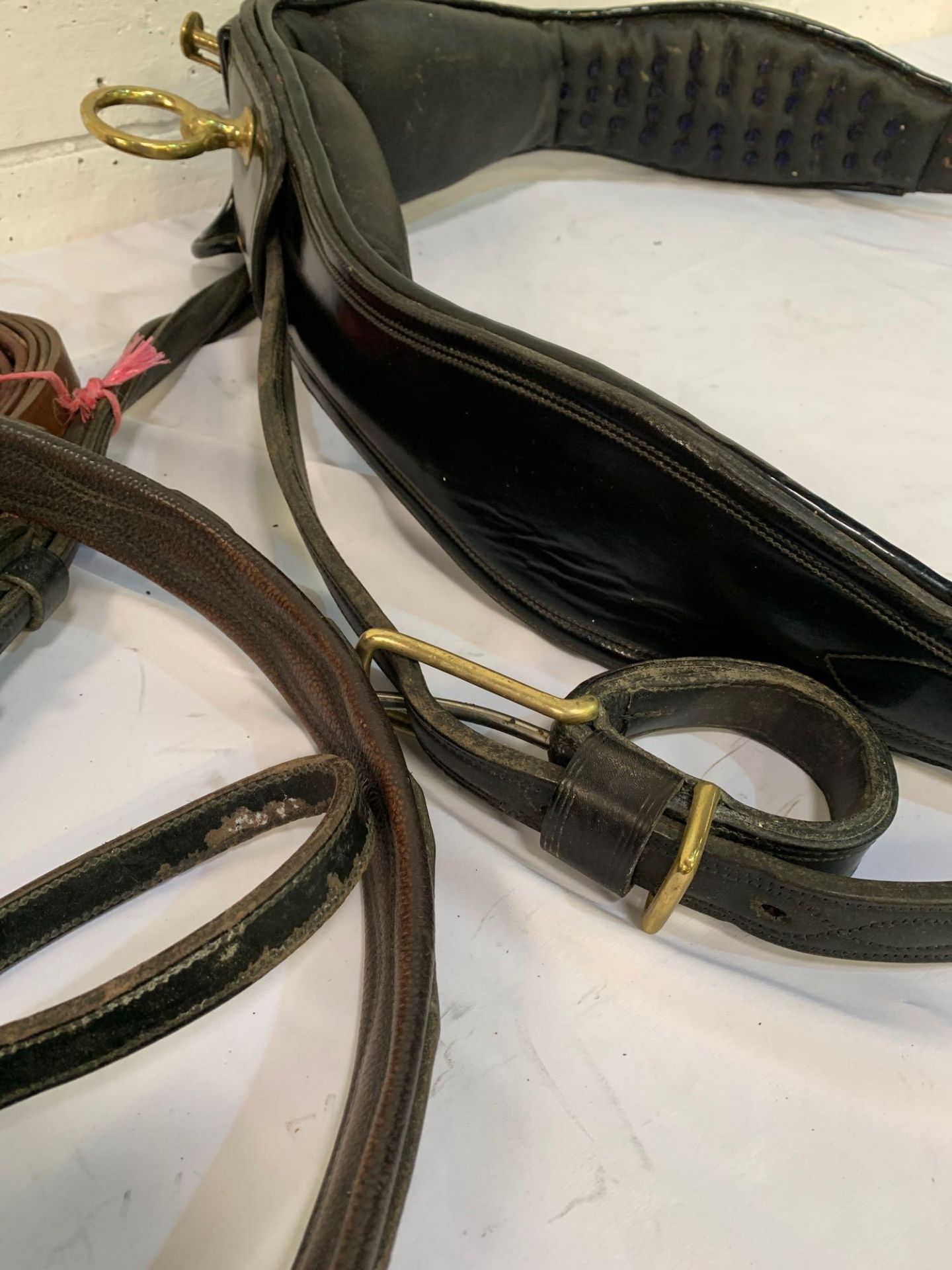 Set of black/patent harness with a 25ins collar to fit a 14hh cob. - Image 10 of 11