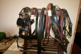 Set of patent breastcollar Cob harness